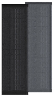 HJT CELLS 130W ブラック 耐天候 BIPV 屋根タイル 設置が簡単 UL リスト 温熱ガラスパネル