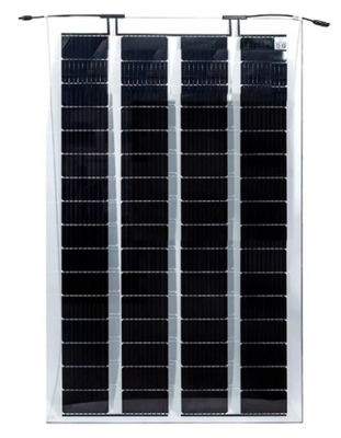 210-220w ダブルガラス Bipvビルディング 統合光電 45% 伝送 4*18 太陽電池