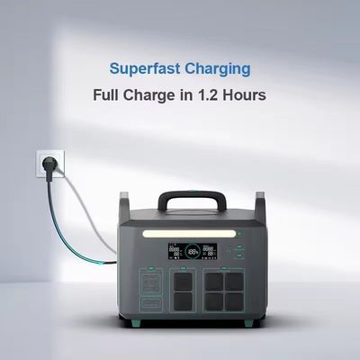 ATZ 3600W ポータブル電源局 EU 多重ACとDC出力 230VAC 双輪ハンドル設計
