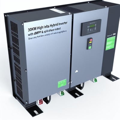 30kW 480V ハイレグデルタハイブリッドインバーター 産業用用用 双重MPPTとスプリット相出力